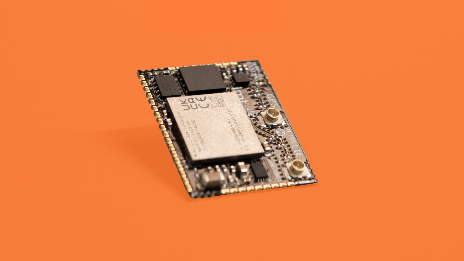 Close up photo of LMT IoT System on Module (SoM)